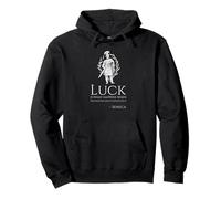 Motivational Seneca Quote On Luck Ancient Roman Philosophy Pullover Hoodie