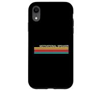 Motivational Speaker - Colorful Case for iPhone XR