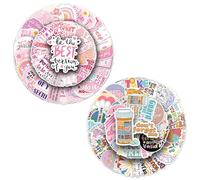 Motivational Stickers 100 PCS, Inspirational Quote Book Stickers,Waterproof Mental Health Motivational Stickers for Journal, Laptop, Water Bottle, Positive Gifts for Teens, Adults, Teachers (Style 2)