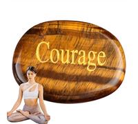 Motivational Stones With Words | Encouraging Words Stones - Different Wealth Happiness Dreams Courage Words Crystal For Indoor Fountain