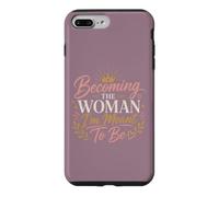 Motivational Sunflower Floral Self-Growth, Positive Mindset Case for iPhone 7 Plus/8 Plus