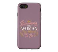 Motivational Sunflower Floral Self-Growth, Positive Mindset Case for iPhone SE (2020) / 7/8