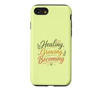 Motivational Sunflower Floral Self-Growth, Positive Mindset Case for iPhone SE (2020) / 7/8