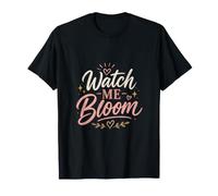 Motivational Sunflower Floral Self-Growth, Positive Mindset T-Shirt