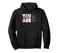 Motivational Teacher You Are Smart Brave Strong Kind Loved Pullover Hoodie