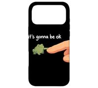 Motivational Tiny Frog It Is Gonna Be Ok Case for iPhone 17 Pro Max