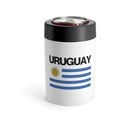 Motivational Uruguay Prideful Appreciation Puns Women Men Hispanic Illustration Uruguayan Flag Latin America Can Holder 12oz