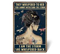 Motivational Wall Art, Iron Materials Metal Signs, Positive Affirmation Gifts with Patterns and Text, Inspirational Quotes Wall Art, Tin Signs for Room Decoration, Inspirational Gifts for Women