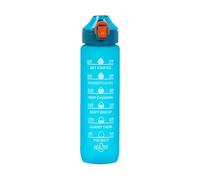 Motivational Water Bottle, Water Bottle with Time Marking | Water Bottle with Time Marker and Silicone Tracker | 1000ml Leakproof Fitness Sports Water Cup, Portable Water Container
