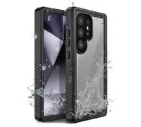 MOTIVE Designed for Samsung Galaxy s24 Ultra Waterproof Case, Built-in Lens & Screen Protector, 12 FT Military Grade, Full Shockproof, Dustproof, IP68 Underwater, s24 Ultra case 5G 6.8” | Black