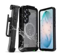 MOTIVE for Phone Case Samsung s26, Full Body 360° Waterproof with Belt Clip Holster, Built-in Screen Protector, Magnetic Charging, Designed for Samsung s26 case with Screen Protector | 6.3” - Black