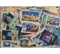 Motives 100 various Apollo Space Stamps (Stamps for collectors) Space