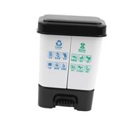 MotiveTech 1/12 Garbage Can Diorama Collection Layout Decoration Mini Waste Container Model, Black