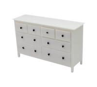 MotiveTech 1/12 Miniature Cabinet White Mini House Scene Multi Purpose Mini Furniture