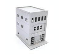 MotiveTech 1/150 Japanese Building Model Hobby Grade N Scale Building Kit Easy to Assemble Diorama Accessory for Dioramas, Modern, Urban, Commercial