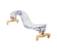MotiveTech 1/2 3/4 Violin Shoulder Rest, Improved, High Strength, Non-Slip, Ergonomic Comfort, Transparent Violin Accessory, Khaki