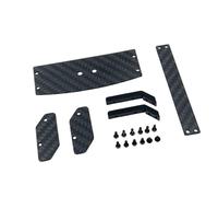 MotiveTech 1:24 Scale RC Car Rear Replacement Carbon Fiber RC Car Sport Truck Rear for Hobby Car Truck