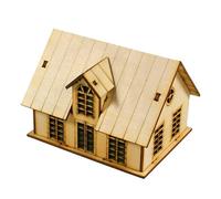 MotiveTech 1/60 Scale Miniature House with Mini Accessories, Unique Scenery, Handmade 3D Model, Architectural Diorama, Tabletop, Style F
