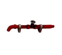 MotiveTech 1:64 Scale Water Pipe Model, Micro Water Pipe, Collection, DIY Project, Ornament, Miniature Accessories for Dollhouse Furniture, red