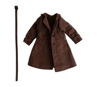 MotiveTech 1/ Figure Coat Gift Unique Party Versatile Cute Props Stylish Accessories, Coffee