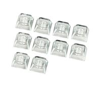 MotiveTech 10 Pieces Blank Xda Profile Keycaps Parts Comfortable Typing Adults Men Women for Game Lovers DIY Mechanical Keyboard Keycaps