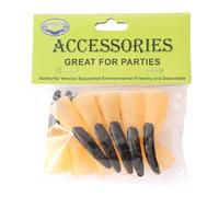 MotiveTech 10 Pieces Witch Nails, Artificial Witch Fingers, Scary Fingernails, Nail Covers, Monster Finger Claws for Stage Performances And Festivals, 1.5cmx6cm