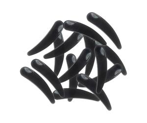 MotiveTech 100 Cosmetic Spoons, Makeup Spoons, Mini Mixing Sticks, DIY Accessories, Cosmetic Facials, black