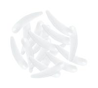 MotiveTech 100 Cosmetic Spoons, Makeup Spoons, Mini Mixing Sticks, DIY Accessories, Cosmetic Facials, white