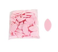 MotiveTech 100 Eye Shape Practice Sponges, Reusable Pads for False Eyelash Extensions, Pink