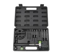 MotiveTech 13 Pieces Pin Punch Tool Assortment Textured Pin-Stake Punch Set with Carry Case Anti-Slip for Mechanics, ators