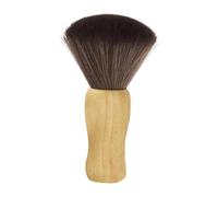 MotiveTech 15cm Barber Neck Duster Brush with Soft Fibers Professional for Stylists Wooden Handle, Style B