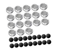 MotiveTech 18-piece Set of Metal, Aluminum Dog Scent Boxes with Ventilated Lids, Ideal for Dog Training.