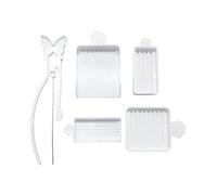 MotiveTech 2.6mm Bead Collection Tray Kit, Portable And Lightweight Organizer, Craft And Bracelet Making Tool, White