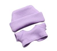 MotiveTech 2-piece Clothing Set for 17/15 Cm Doll Outfits. Unique DIY Doll Costume. Hat And Top for 15 Cm/17 Cm Dolls, violet