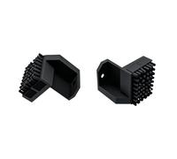 MotiveTech 2 Pieces 3D Printer Extruder Nozzle Wiper Silicone Cleaning Brush Spare Parts Premium Maintenance Printer Head Wiping, Black