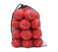 MotiveTech 20 Tennis Balls, 2.52 Inch Diameter, Training Balls for Outdoor Sports, Red