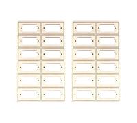 MotiveTech 24-piece Wooden Servo Mount for Remote-controlled Aircraft, 9G, Spare Part for Fixed Wing, Steering Servo Mount, Steering Base