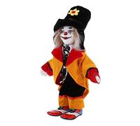 MotiveTech 25 Cm Clown Figure Made of Porcelain with Tears for The Home, Type4