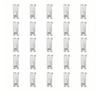 MotiveTech 25 Pieces Tool Panel Rack Hook | Sturdy Iron Construction, Grid Hooks, Space-Saving Design, Wire Grid Hook, for Retail Shops, Studios, Retailers, Silver