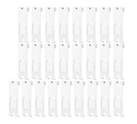 MotiveTech 25 Pieces Tool Panel Rack Hook | Sturdy Iron Construction, Grid Hooks, Space-Saving Design, Wire Grid Hook, for Retail Shops, Studios, Retailers, White