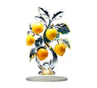 MotiveTech 2D Flat Acrylic Lemon Tree Sign, Table Decor, Decorative Plaque, Desk Ornament for Coffee Shop