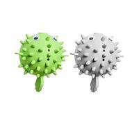 MotiveTech 2Pcs Cats Catnip Ball Toys Rubbing Balls for Stick on Table Leg Window
