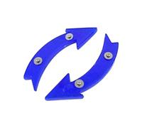 MotiveTech 2Pcs Reflectors for Wheels, Spoke Reflectors for Night, Blue