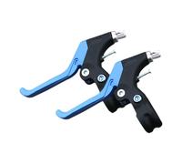 MotiveTech 2Pcs Smooth Braking Lever for Kids in Aluminum Alloy Design, Black and Blue