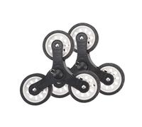 MotiveTech 2x Trolley Triangle Wheels Accessories Practical Anti Slip for Foldable Cart