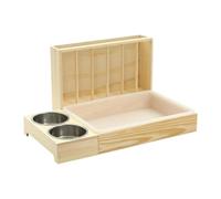 MotiveTech 3 in 1 Hay Feeder Food Feeding Portable Large Capacity Multifunctional Pet Supplies Hay Holder, Style B