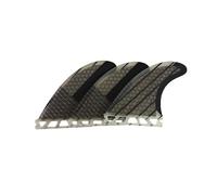 MotiveTech 3 Pieces Single Tab surfing Fins Controlled Flexible Composite Composite surfing Fins Maximum Control Water Sport Accessory