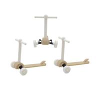 MotiveTech 3 X Mini Scooters, Playhouse Accessories, DIY Scene Model, Fun, Photo Props, Decorative Doll Scooter Toys for Girls, Children, Gift