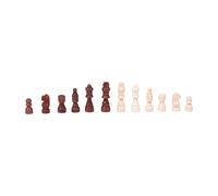 MotiveTech 32Pcs Chessmen Collection, Wooden Figures for Beginners, Ideal for Home and School Use, S
