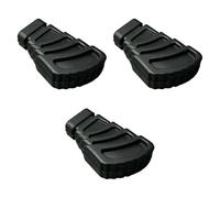 MotiveTech 3Pcs Drum Stand Feet Percussion Parts Anti Slip Maintenance Hardware Black Leg Cap Rubber, Style D